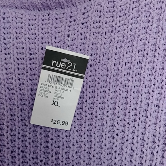Rue 21 Purple Knit sweater - Picture 3 of 4